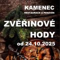 Číst dál: !!!  SRDEČNĚ VÁS ZVEME NA ZVĚŘINOVÉ HODY  !!!  ( o víkendu rezervace nutná )